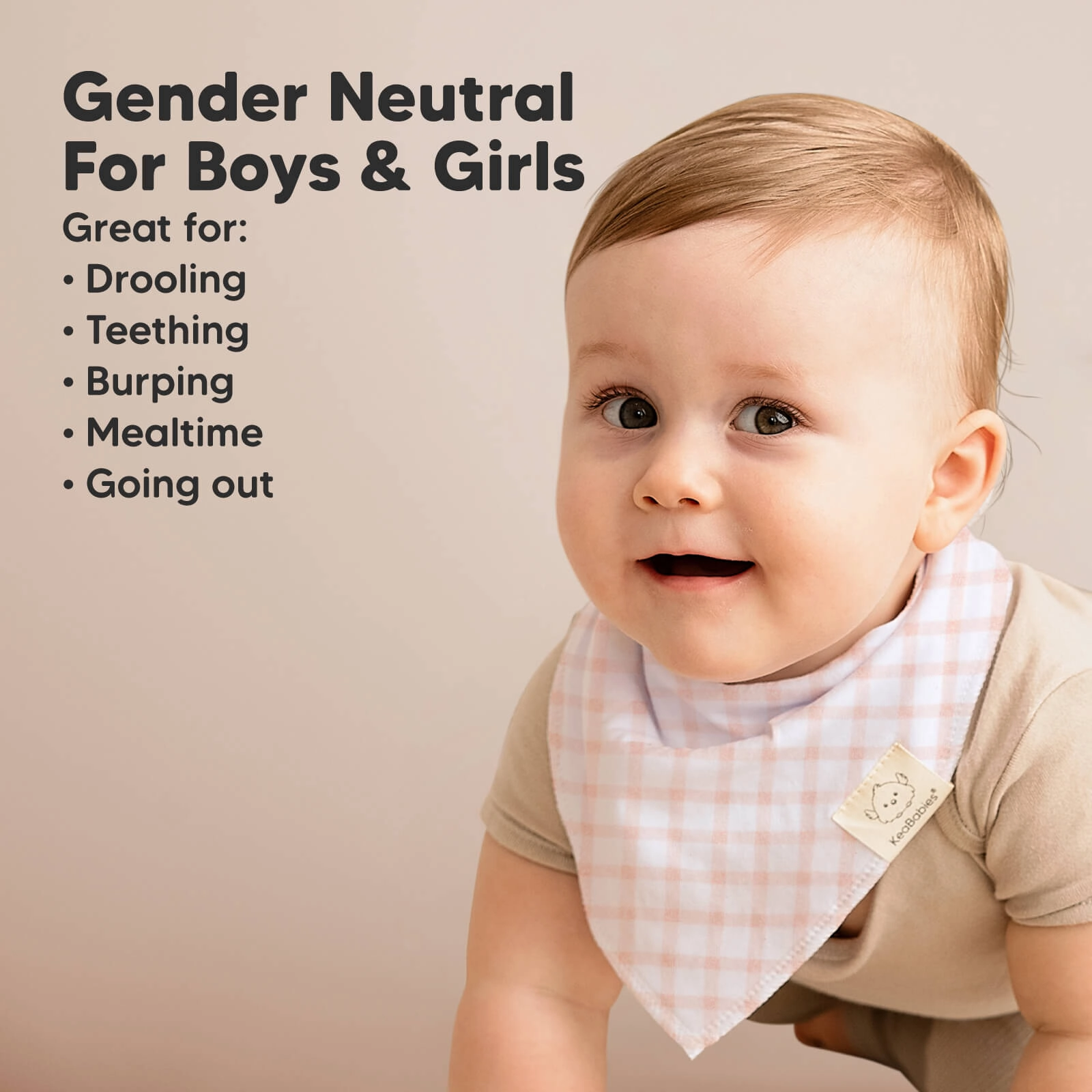 8-Pack Organic Bandana Bibs (Sweet Charm)