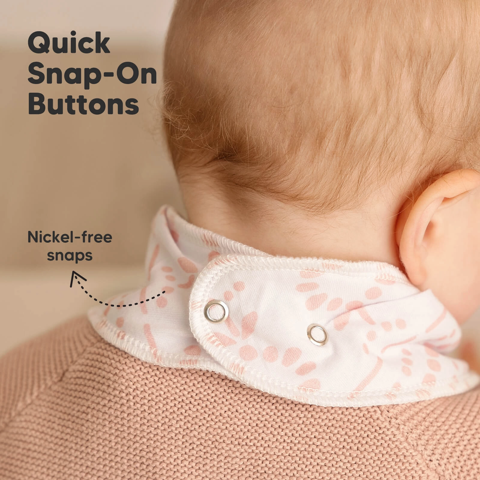 8-Pack Organic Bandana Bibs (Sweet Charm)