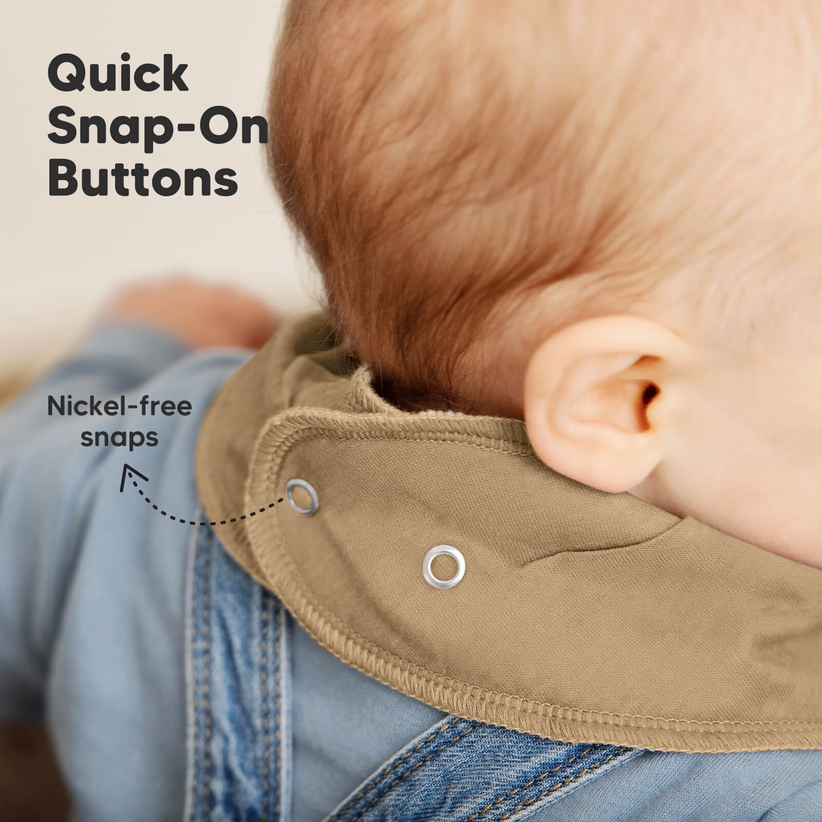 8-Pack Organic Bandana Bibs (Terracotta)