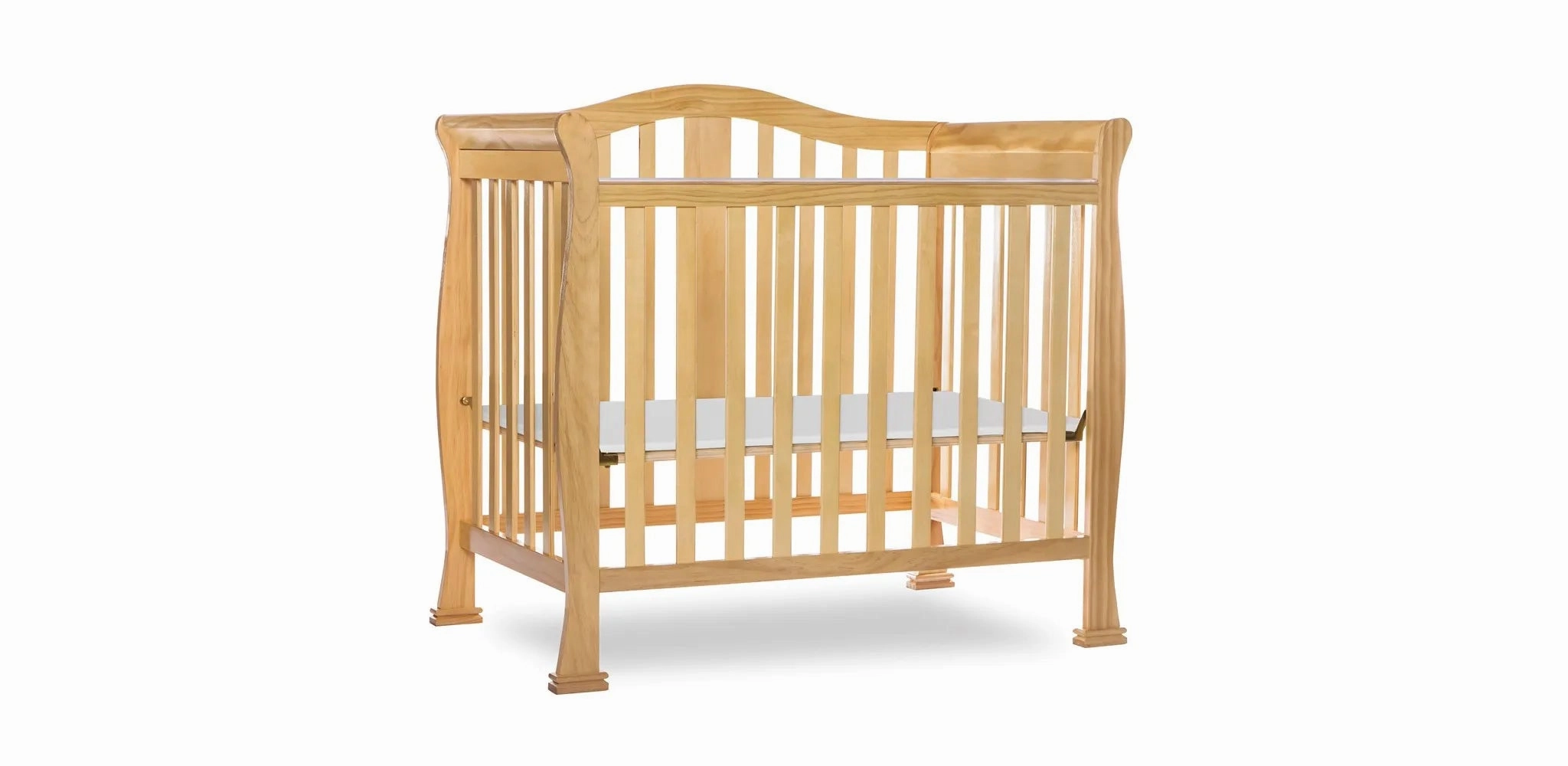 Addison 4-in-1 Convertible Mini Crib in Natural