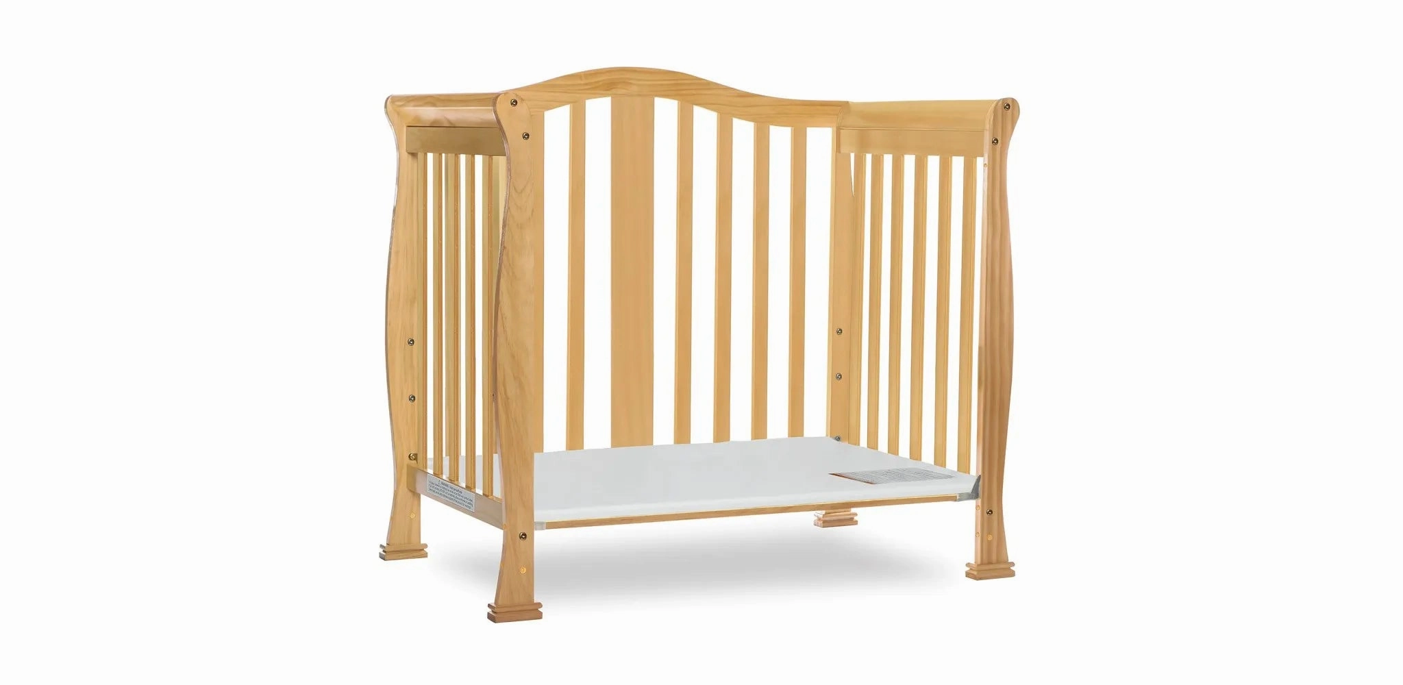 Addison 4-in-1 Convertible Mini Crib in Natural