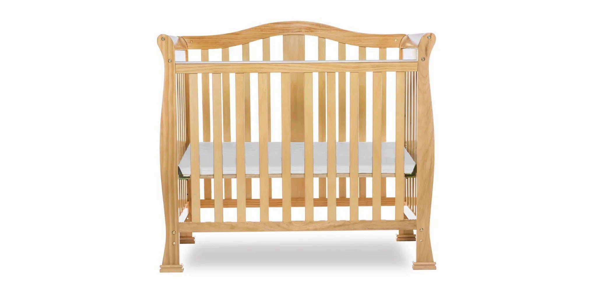 Addison 4-in-1 Convertible Mini Crib in Natural