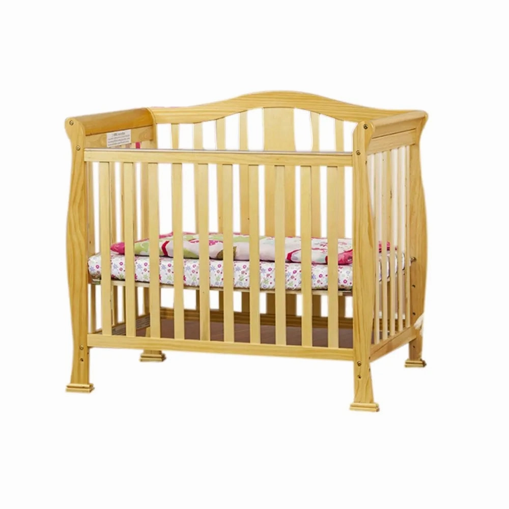 Addison 4-in-1 Convertible Mini Crib in Natural