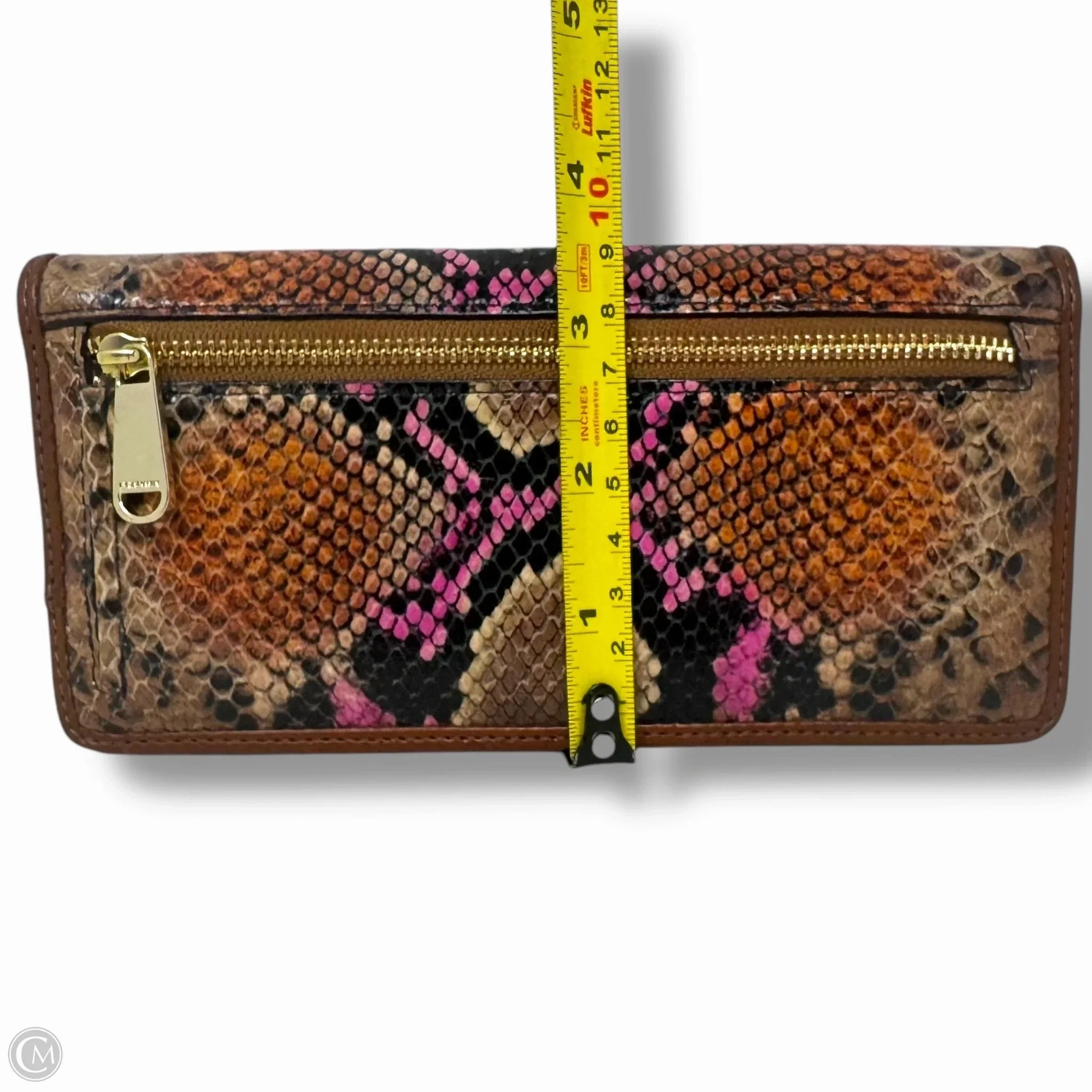 Ady Wallet Designer By Brahmin In Marmalade Tangelo, Size: Large