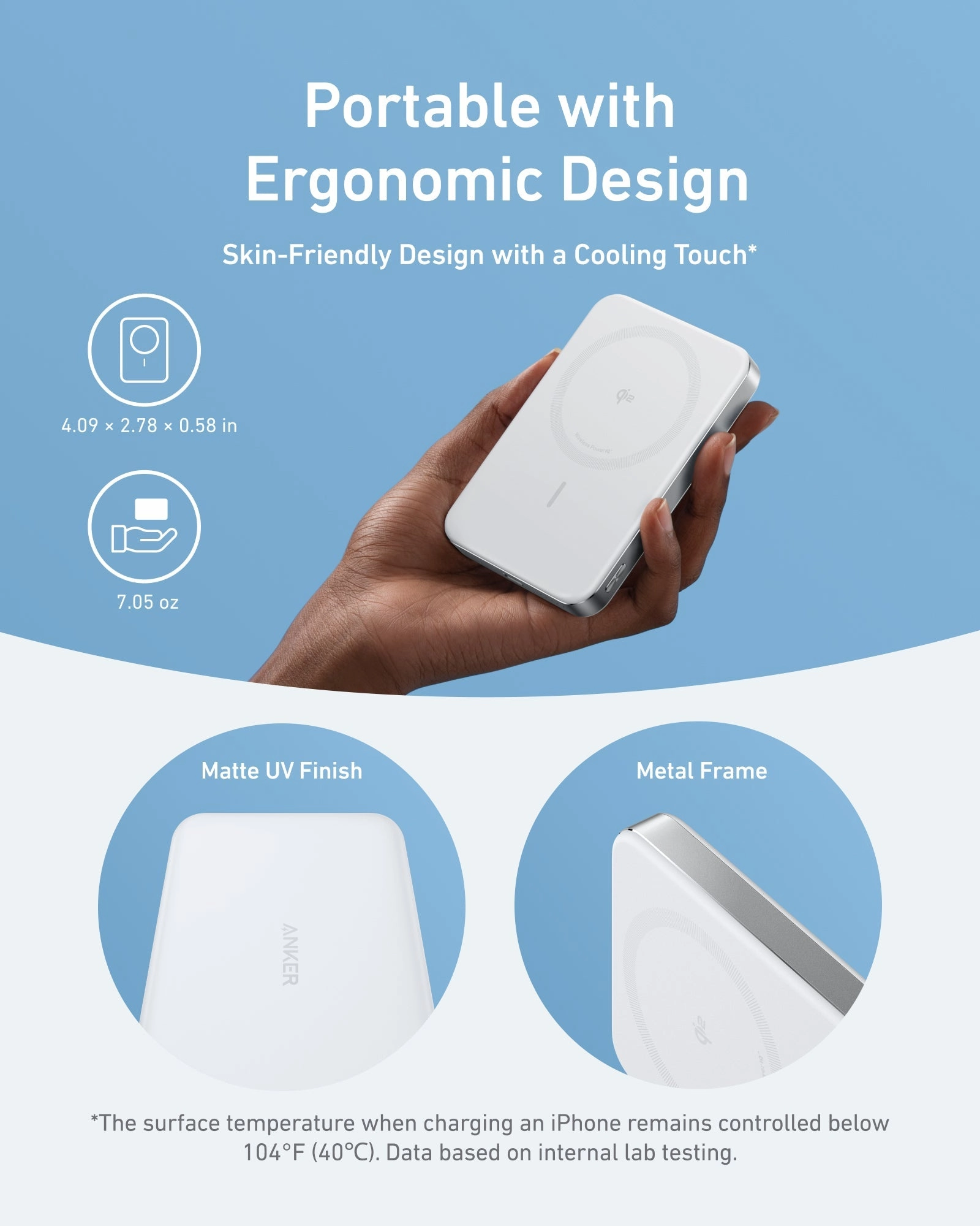 Anker MagGo Power Bank (10K, Slim)  | Customizable