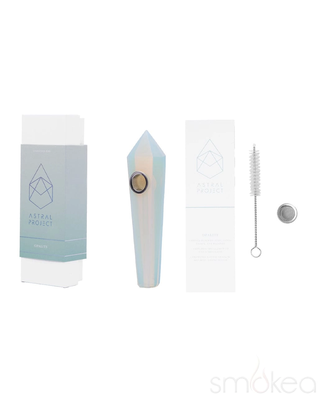 Astral Project Gemstone Jewel Hand Pipe