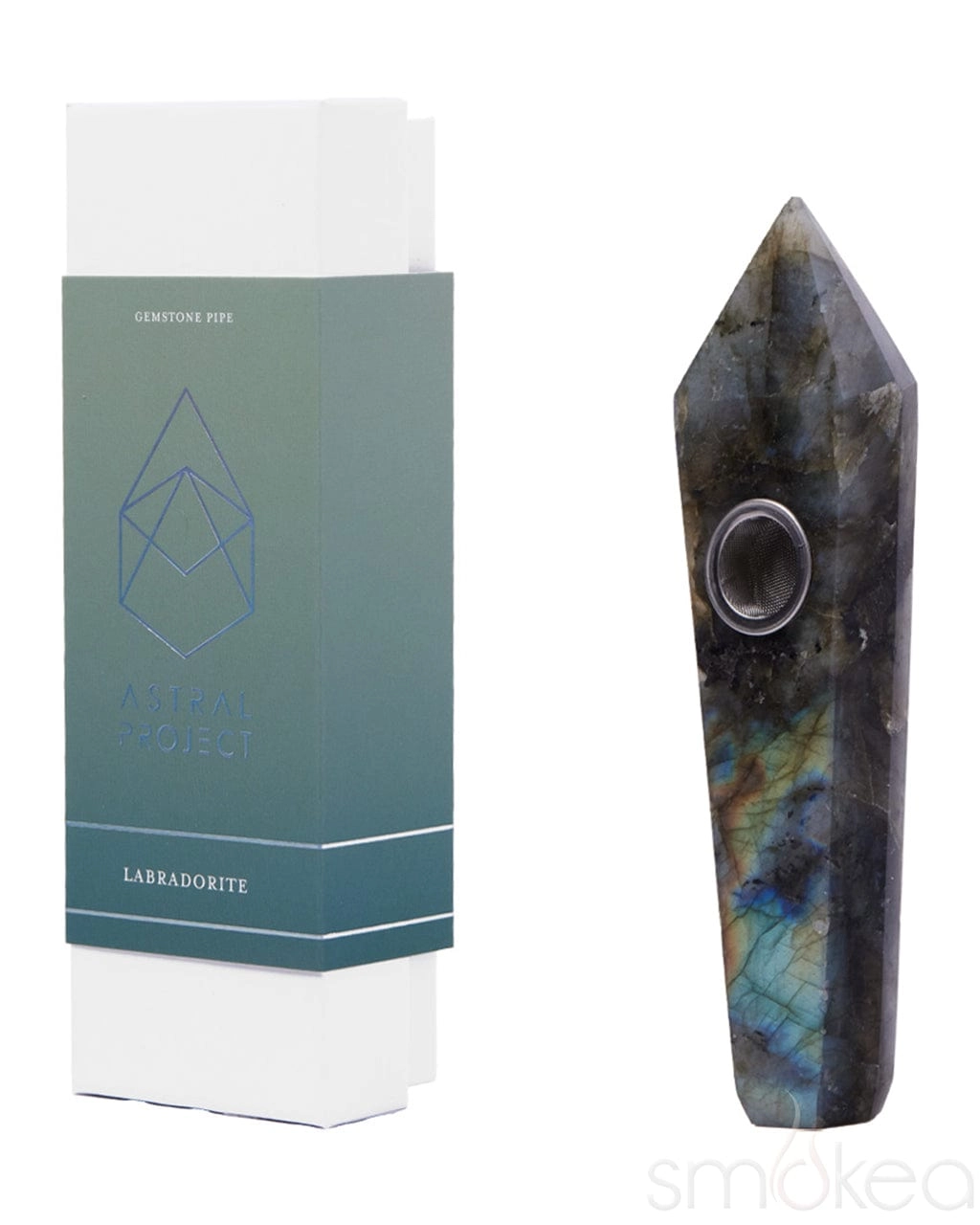 Astral Project Gemstone Jewel Hand Pipe