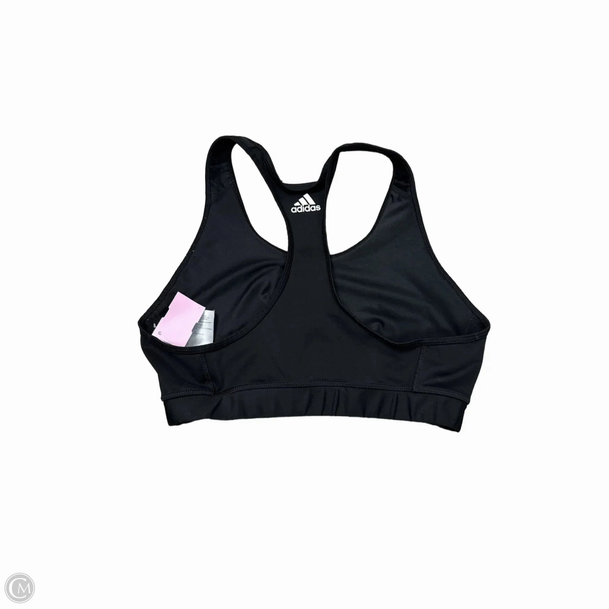 Athletic Bra By Adidas In Black, Size: L