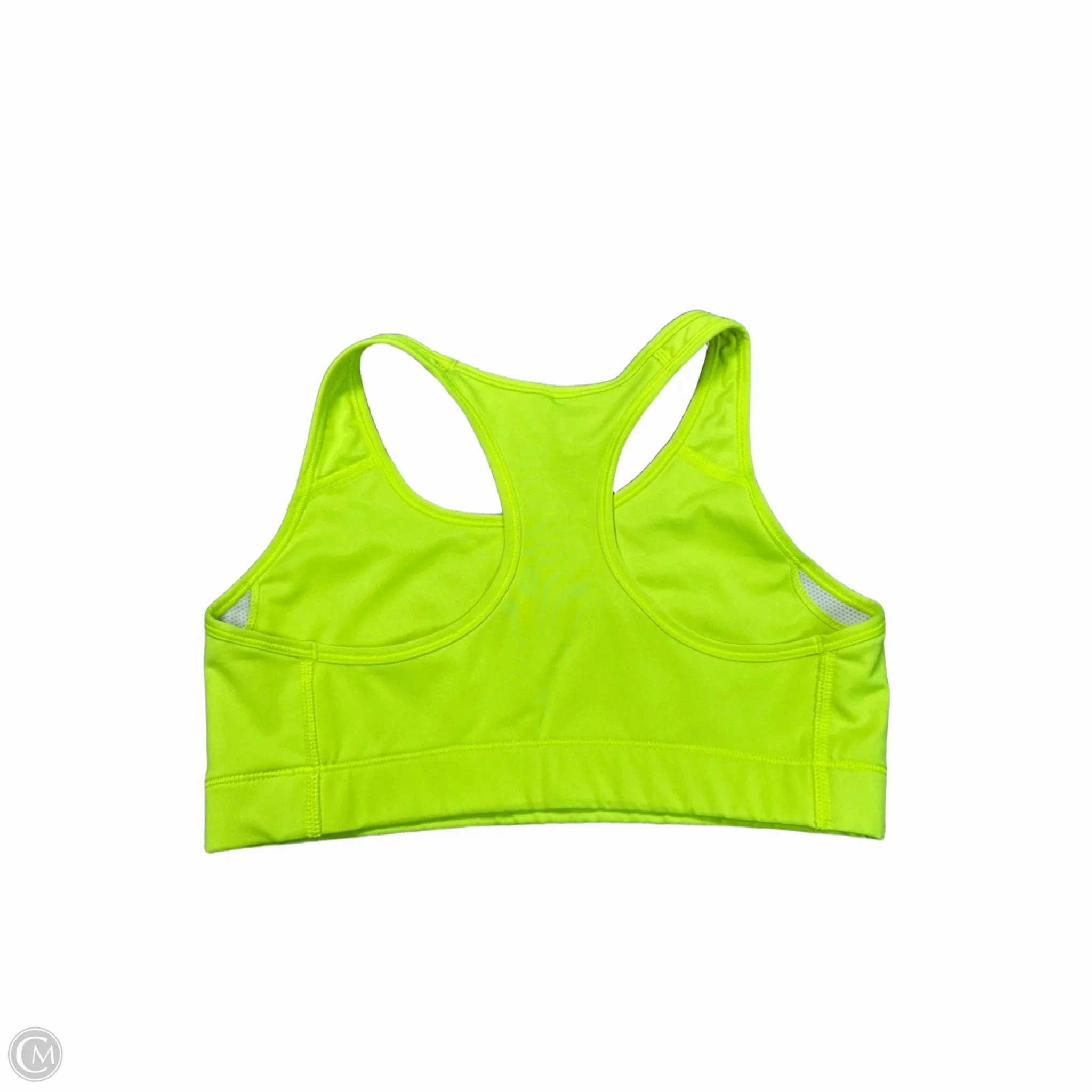 Athletic Bra By Nike Apparel In Yellow. Size: M