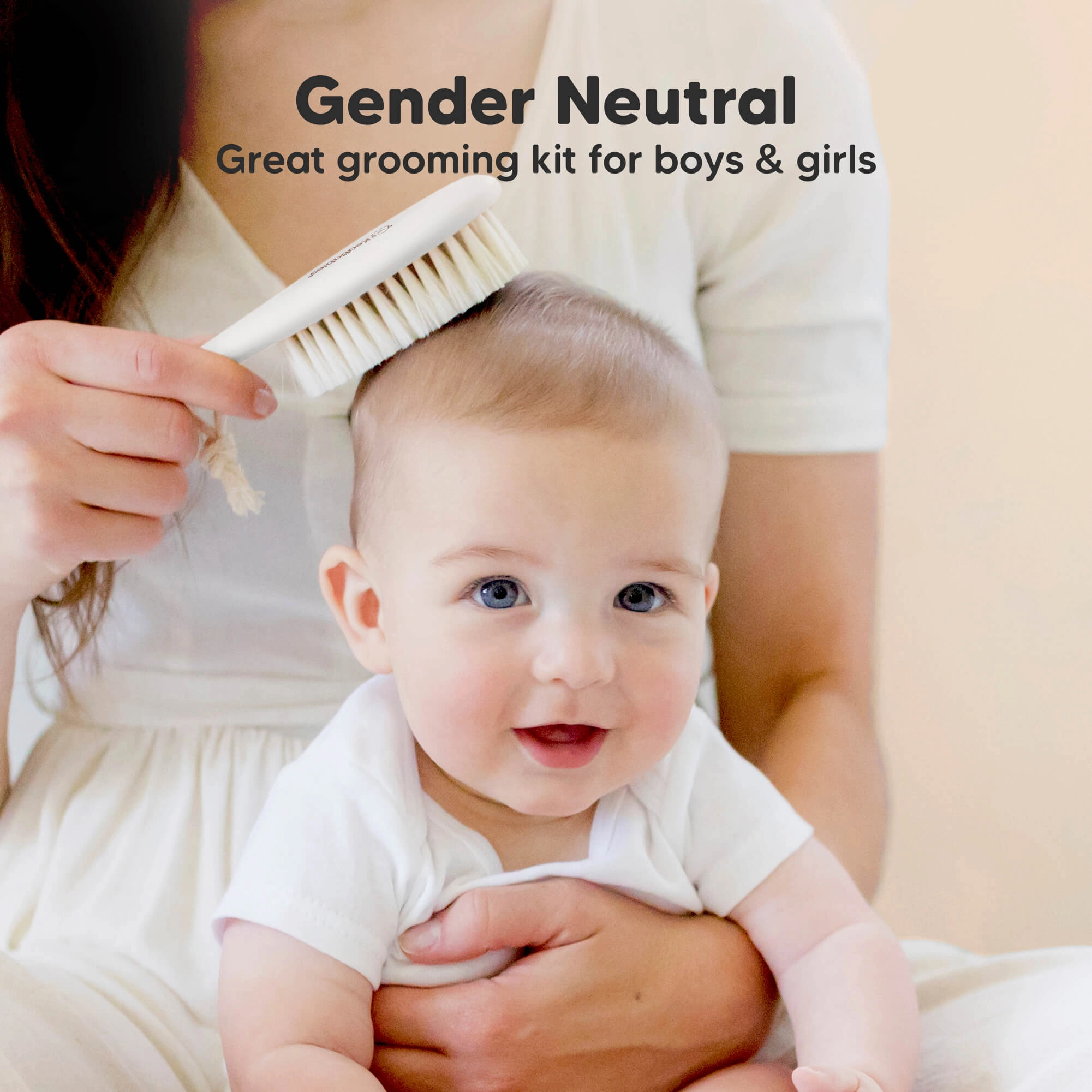 Baby Hair Brush and Comb Set (Vanilla)