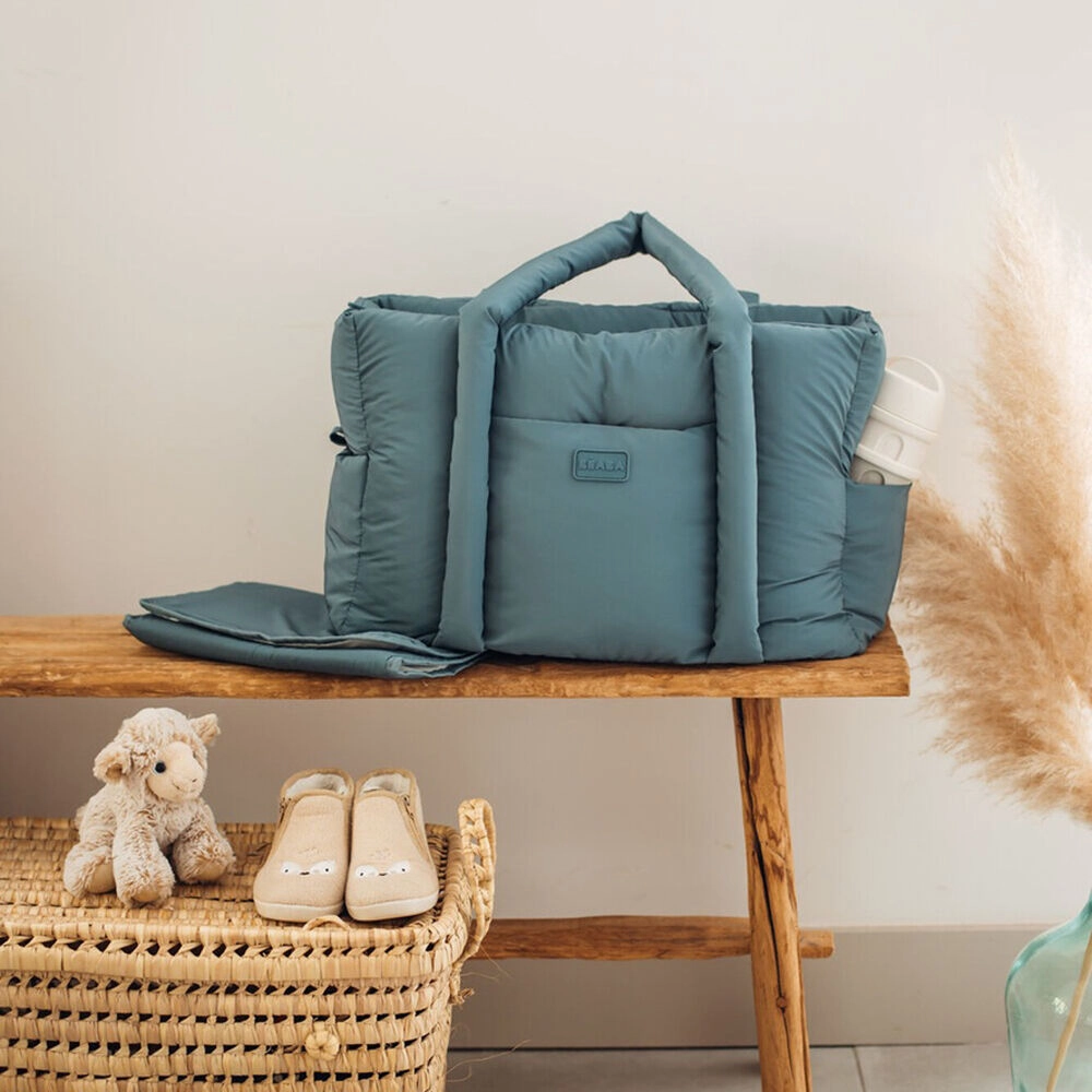 Beaba Paris Puffy Nappy Bag Baltic Blue