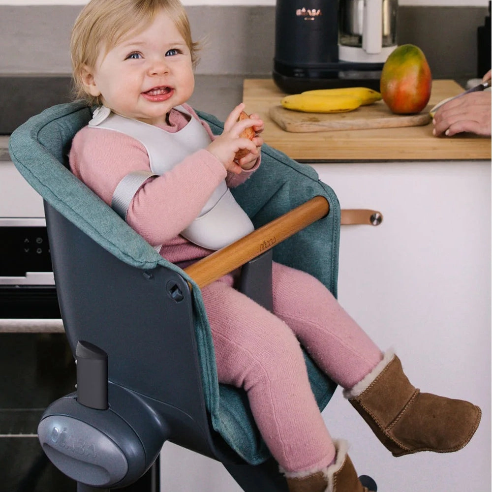 Beaba Up & Down High Chair Seat Cushion Laurier