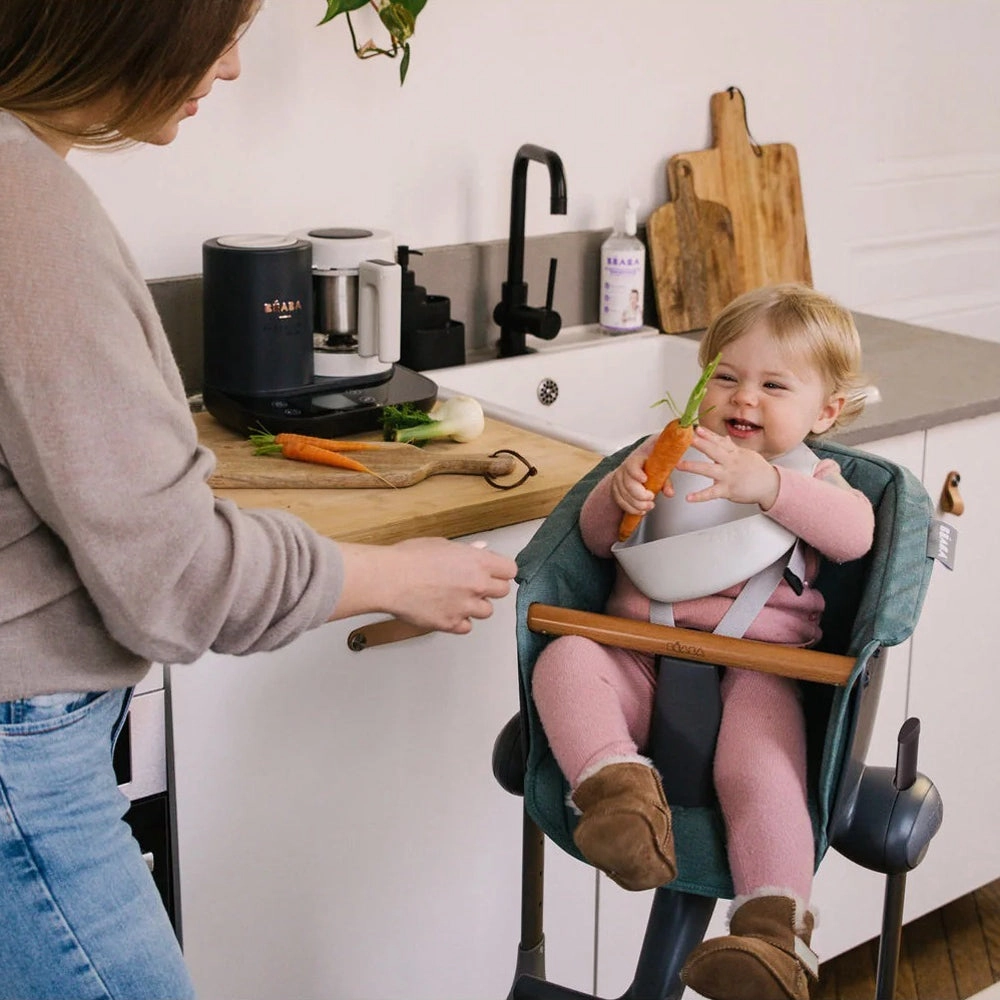 Beaba Up & Down High Chair Seat Cushion Laurier