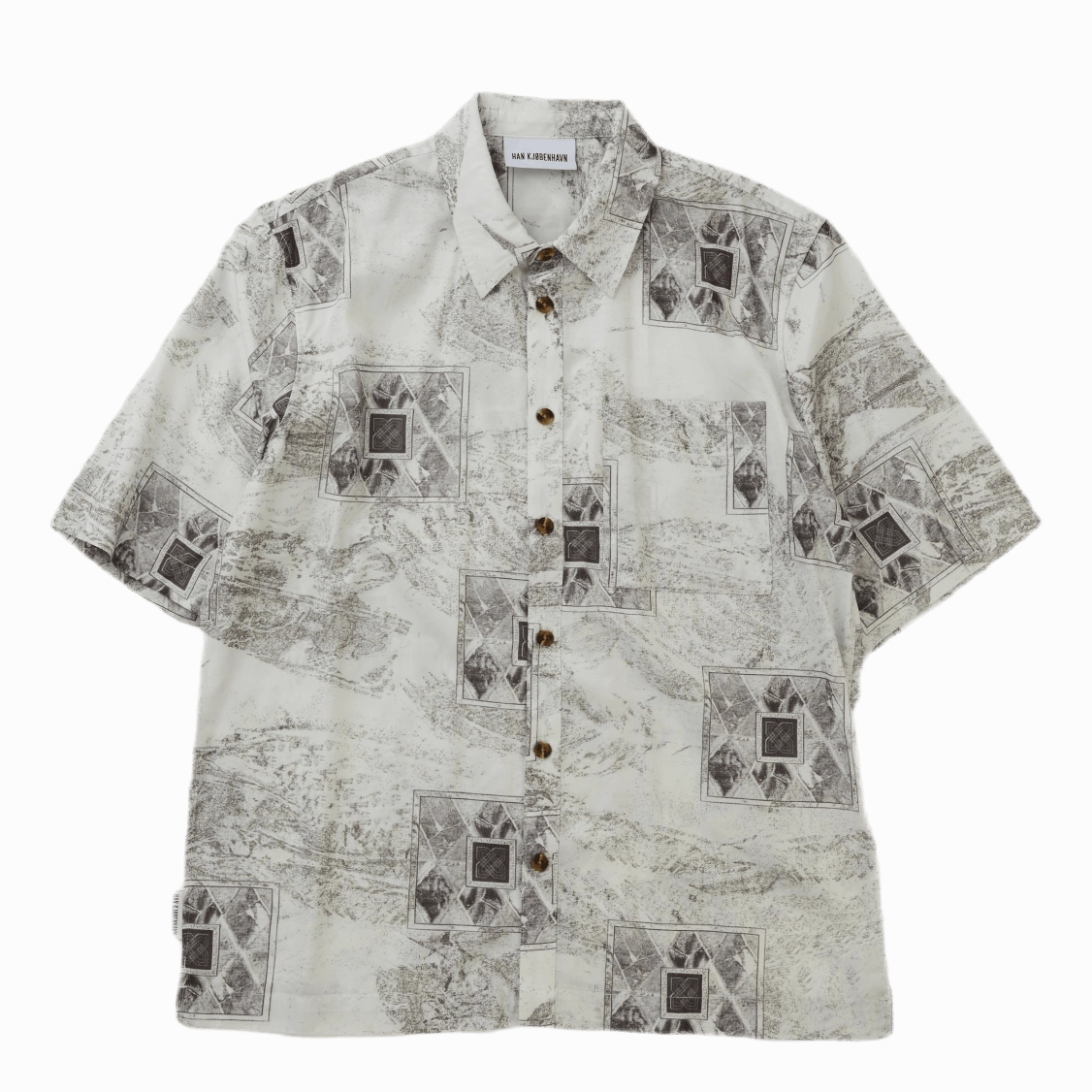 Boxy Shirt Ss Bleach Diamond