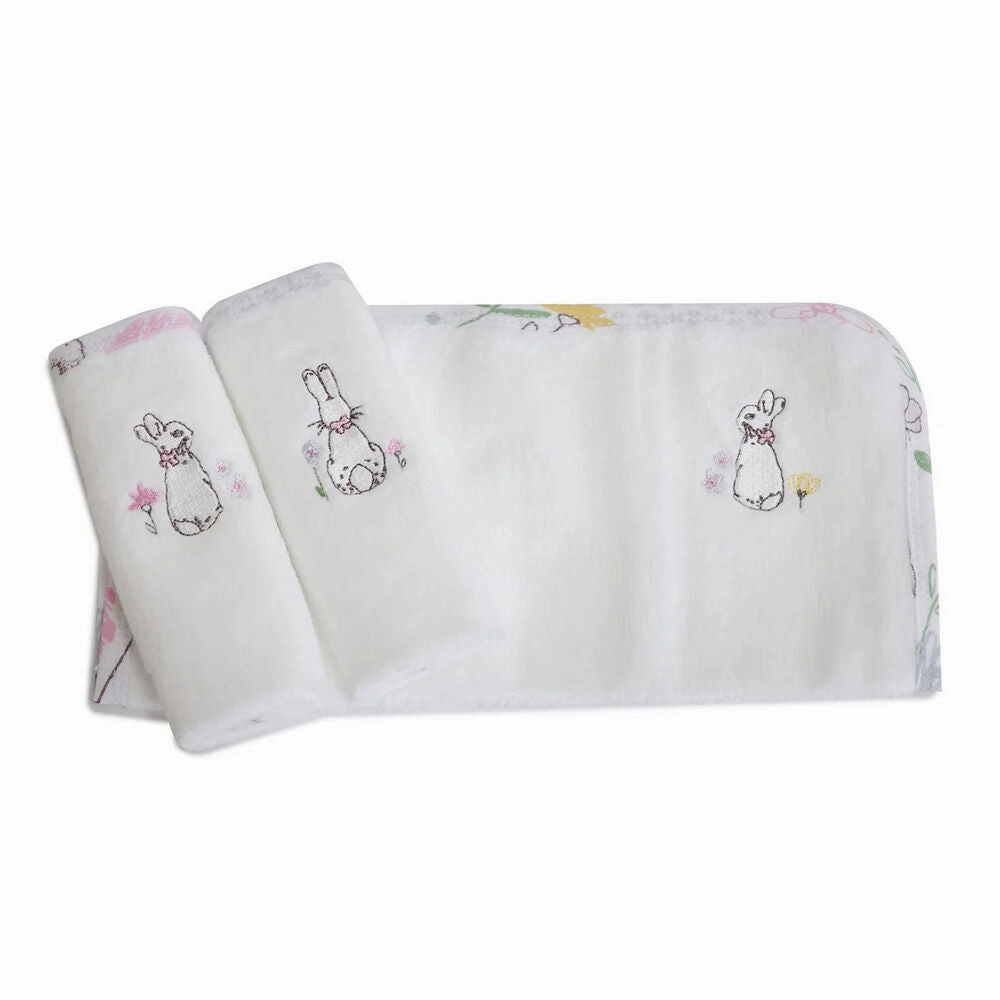 Bubba Blue Peter Rabbit New Adventure 3pk Face Washers Pink