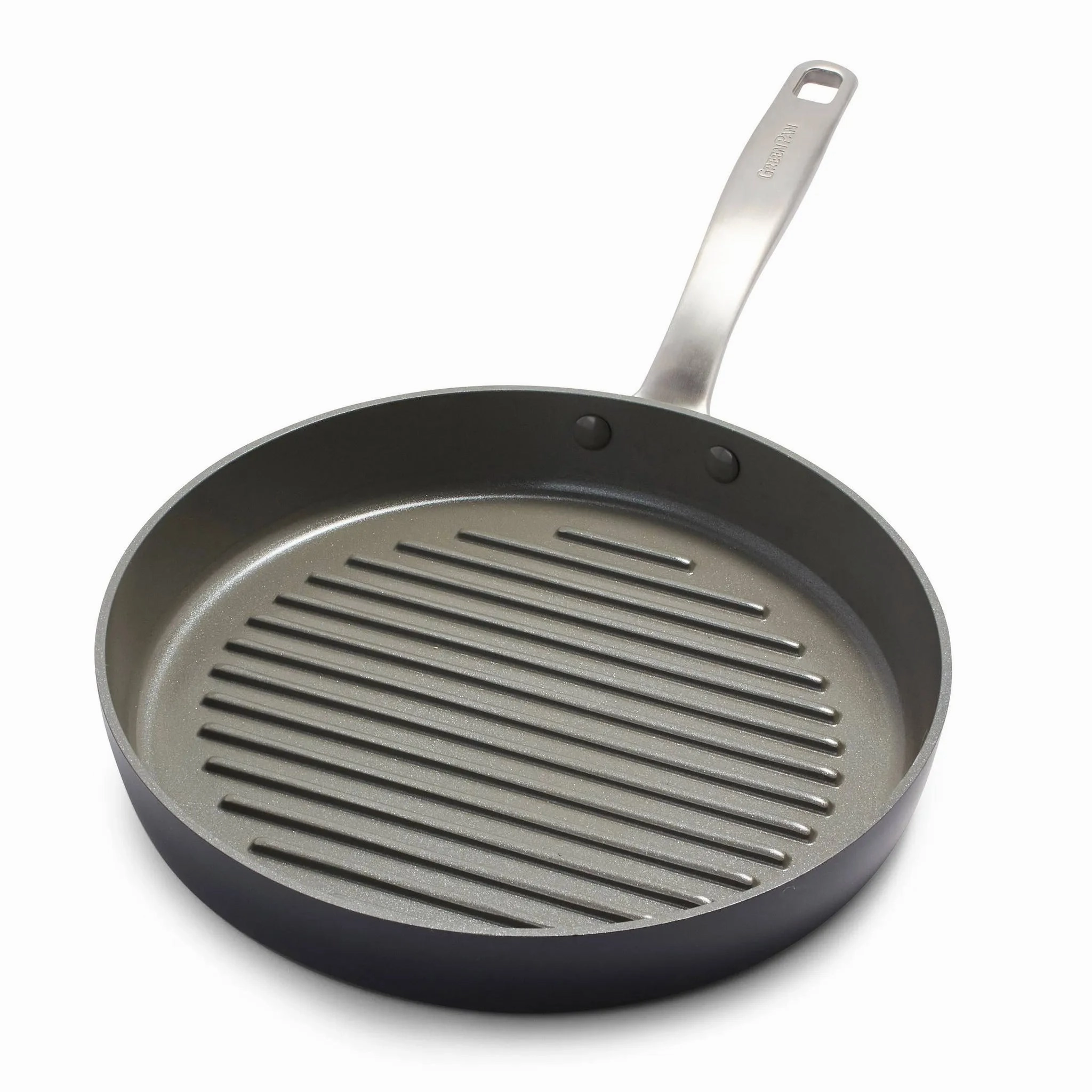 Chatham 11" Hard Anodized Healthy Ceramic Nonstick Grill Pan (See Description)