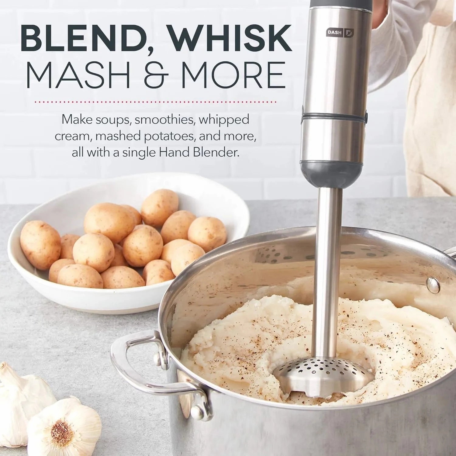 Chef Series Deluxe Immersion Hand Blender – Grey