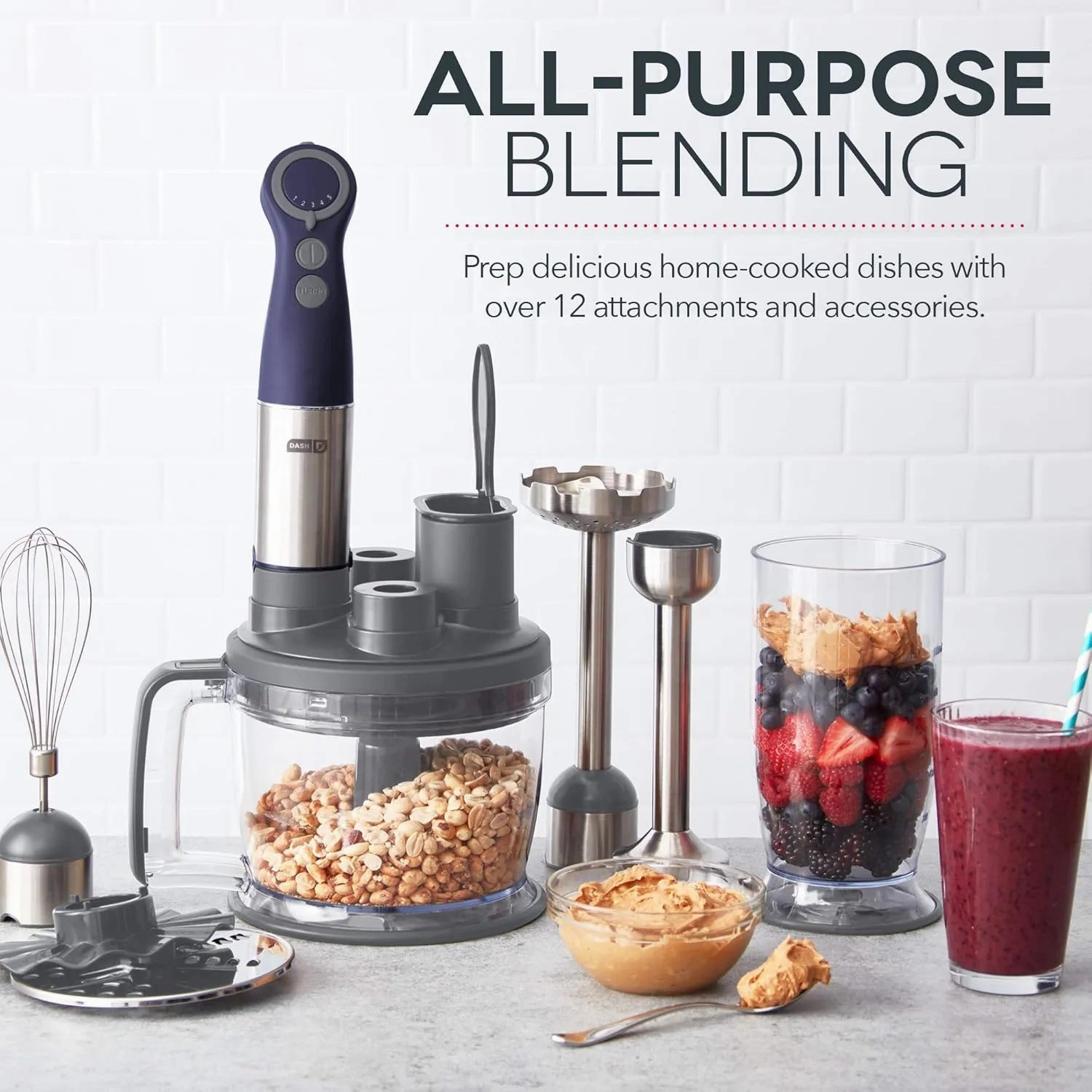 Chef Series Deluxe Immersion Hand Blender - Midnight