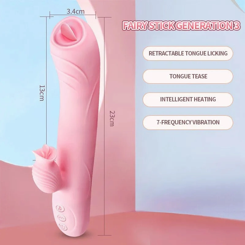 Clitoris Suction & G-Spot Vibrator Dual Sensation Vibrator
