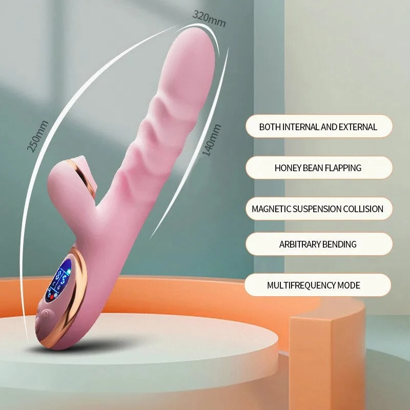 Clitoris Suction & G-Spot Vibrator Dual Sensation Vibrator