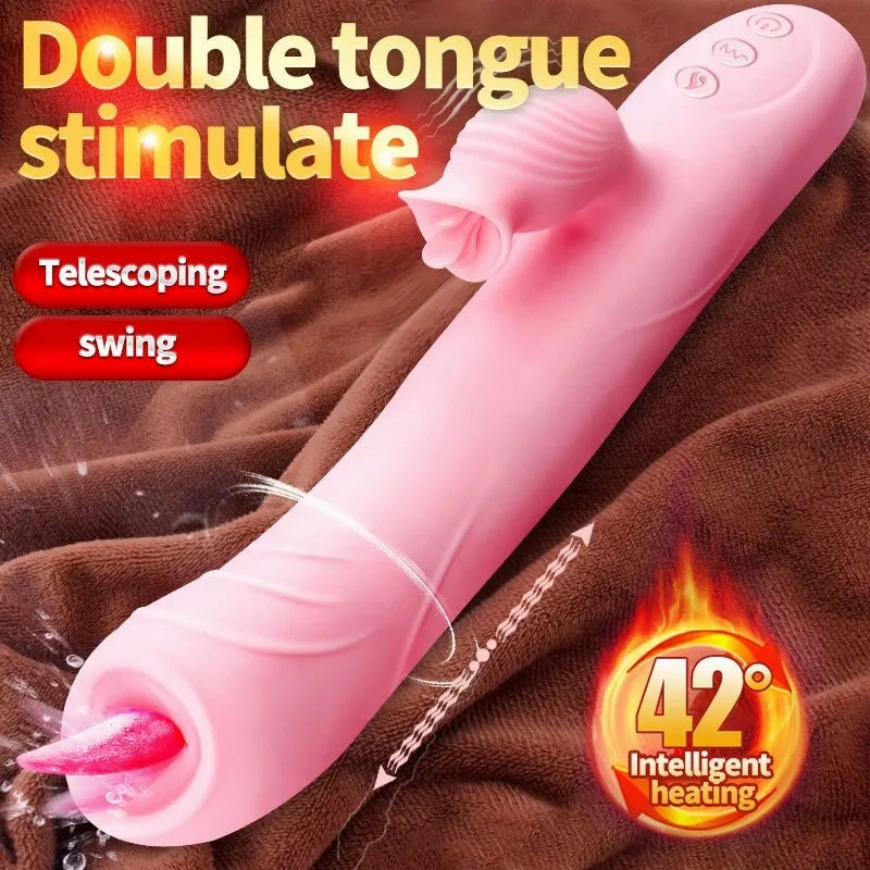 Clitoris Suction & G-Spot Vibrator Dual Sensation Vibrator