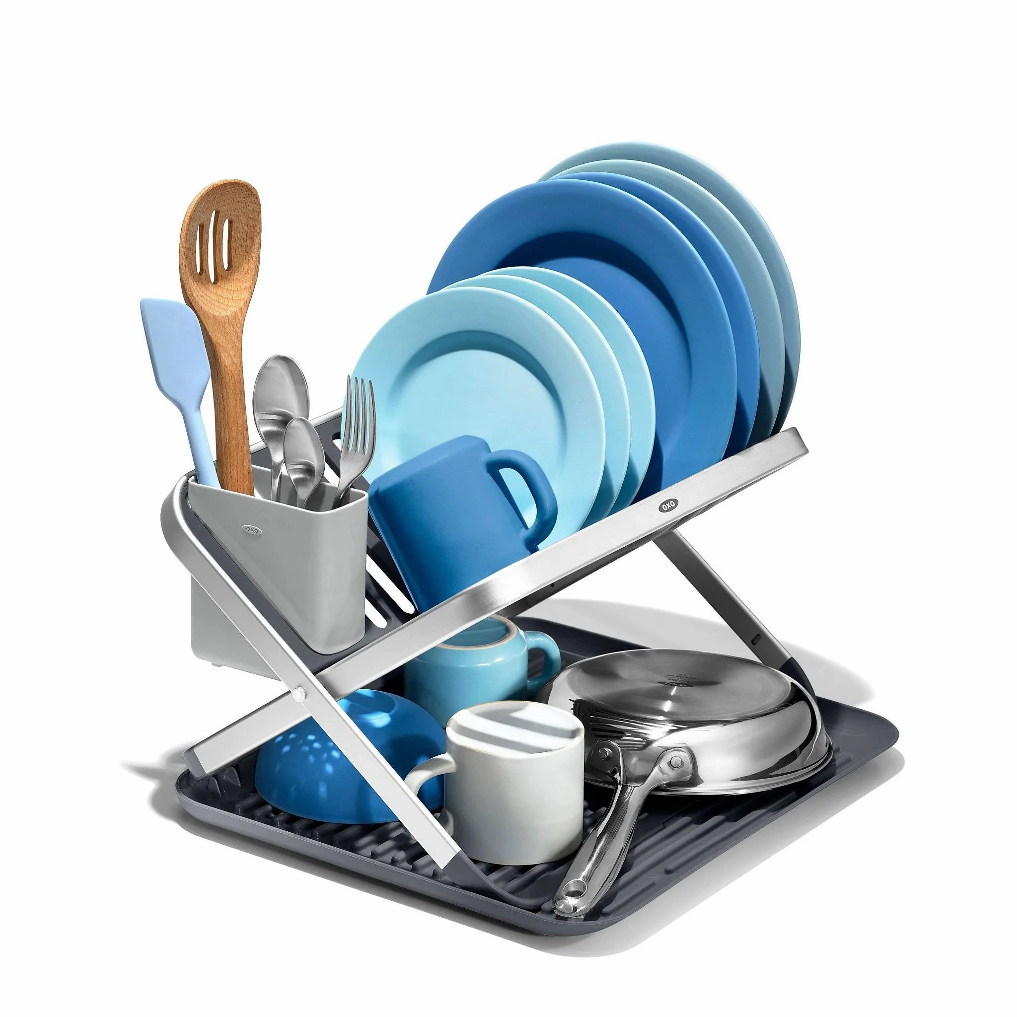 Compact Folding Dish Rack