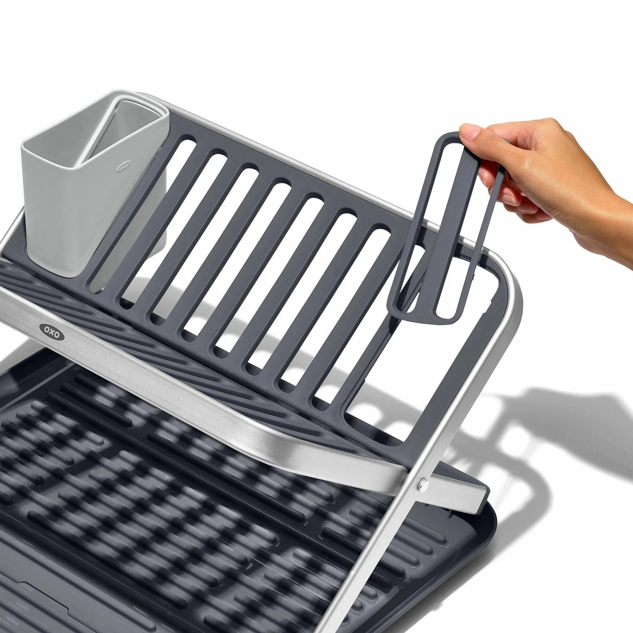 Compact Folding Dish Rack
