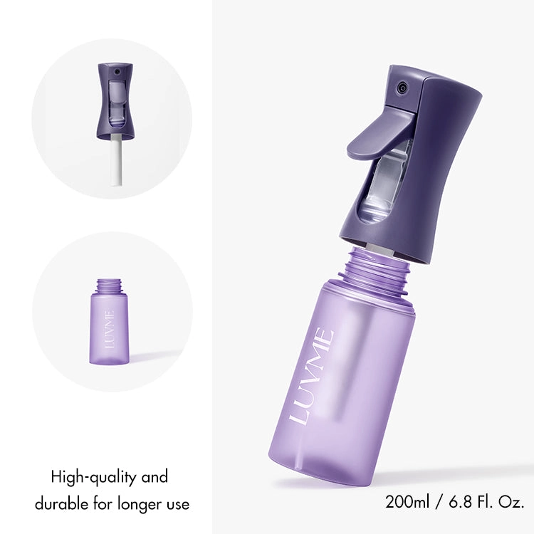Continuous Ultra-Fine Mist Spray Bottle, Empty Spray Bottle for Hairstyling, Cleaning & More