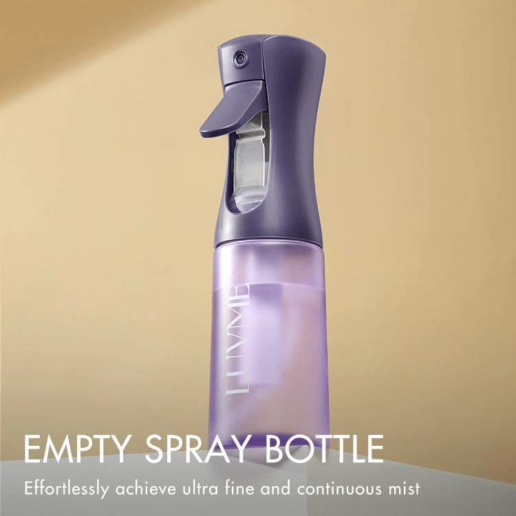 Continuous Ultra-Fine Mist Spray Bottle, Empty Spray Bottle for Hairstyling, Cleaning & More