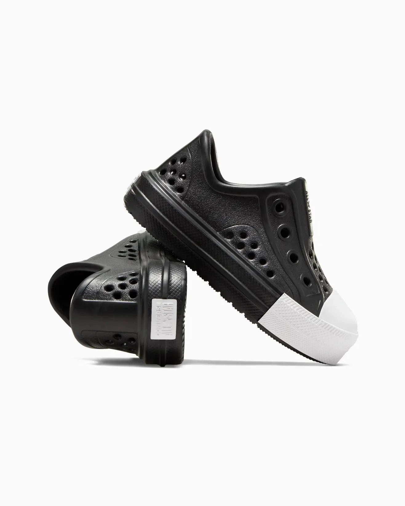 CONVERSE KID'S ALL-STAR PLAY LITE CX EASY-ON BLACK/WHITE CLOGS