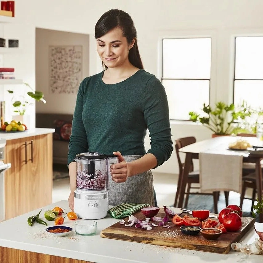 Cordless Chopper, 5 cup - White