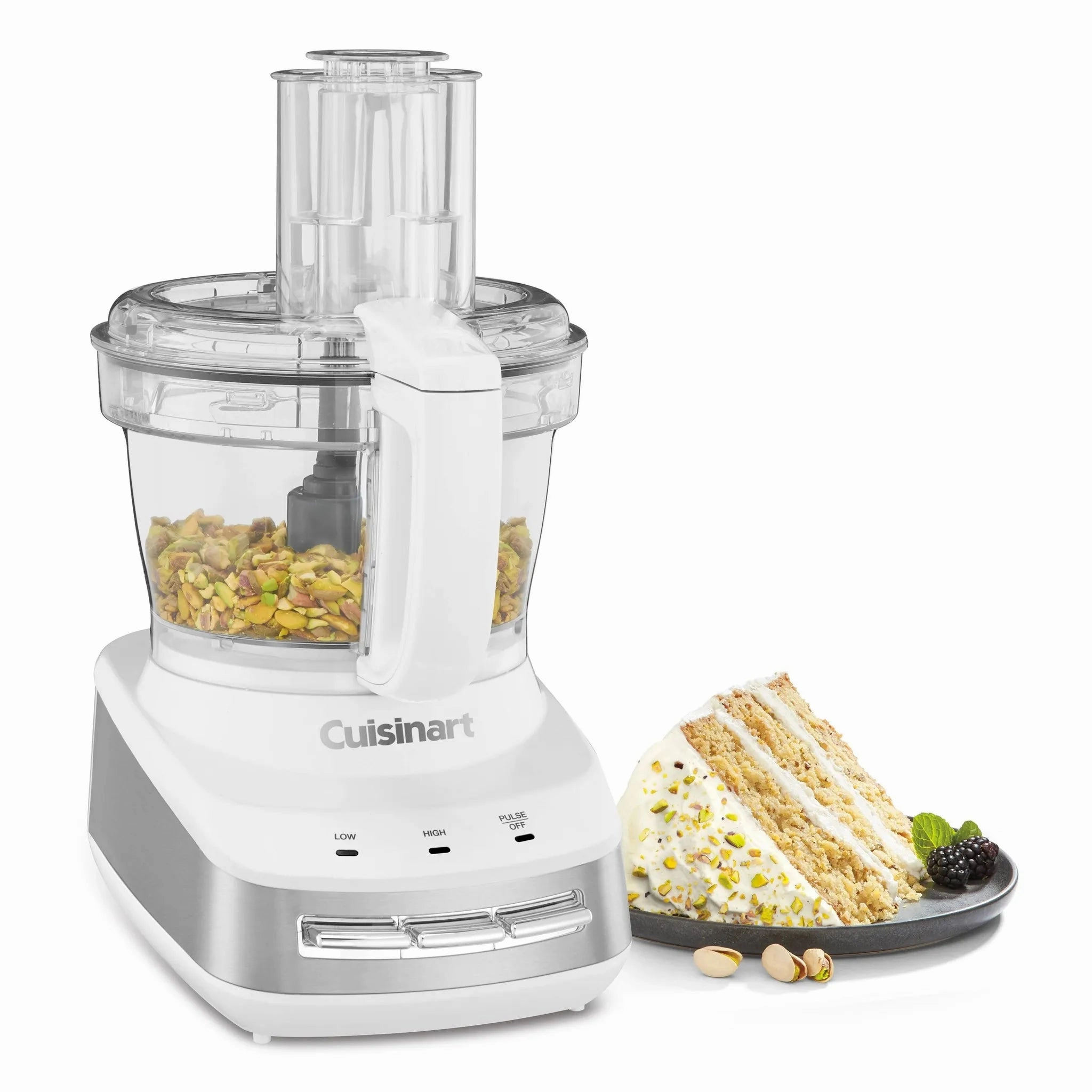 Core Custom 10-Cup Food Processor - White - FP-110: 2-Speed, Stainless Steel Blades, Pulse, Shredder, Chopper