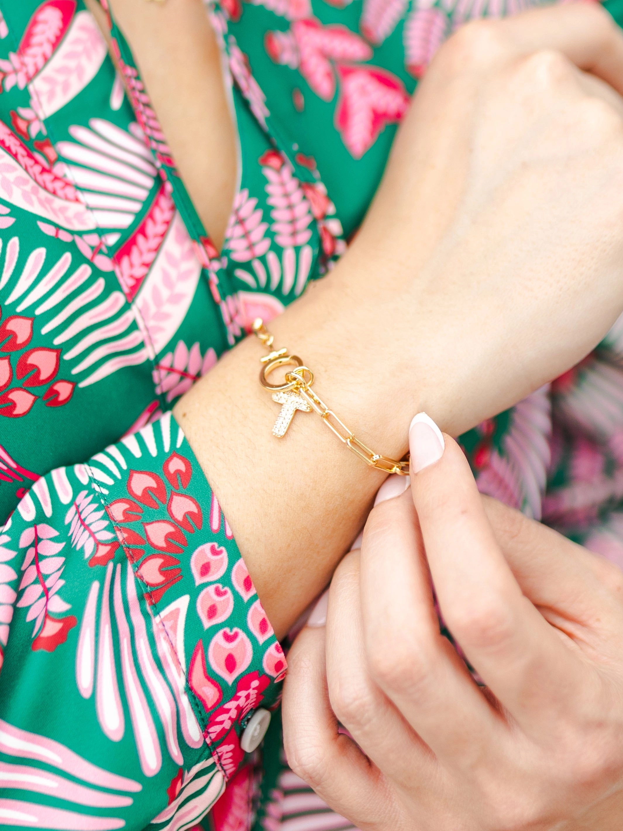 Courtney Initial Charm