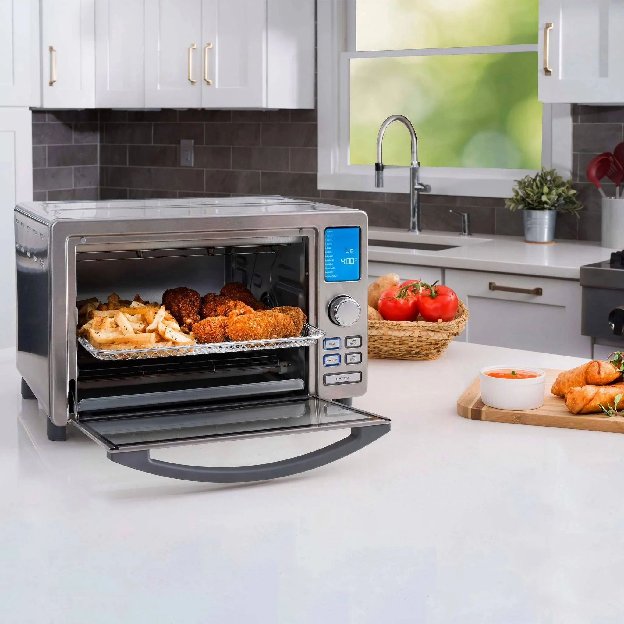 Digital Air Fryer Toaster Oven With 13 Presets (See Description)