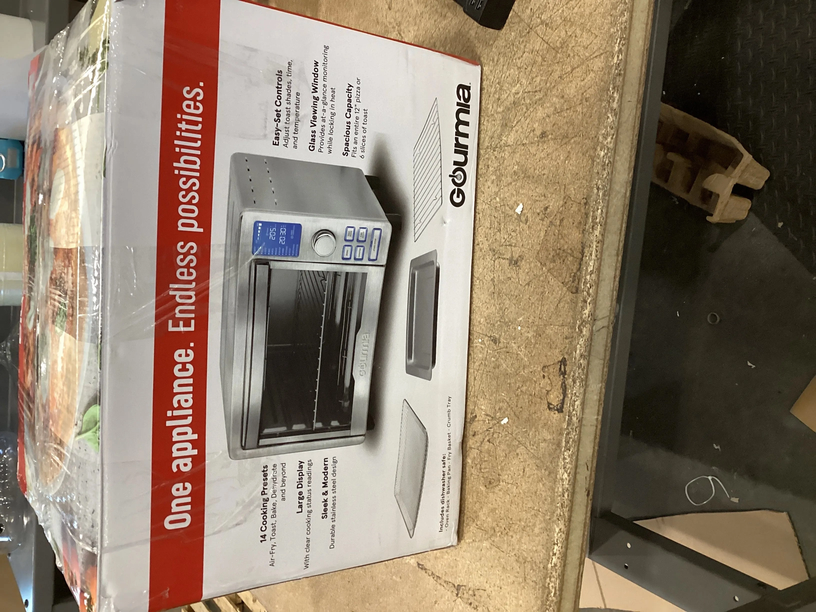 Digital Air Fryer Toaster Oven With 13 Presets (See Description)