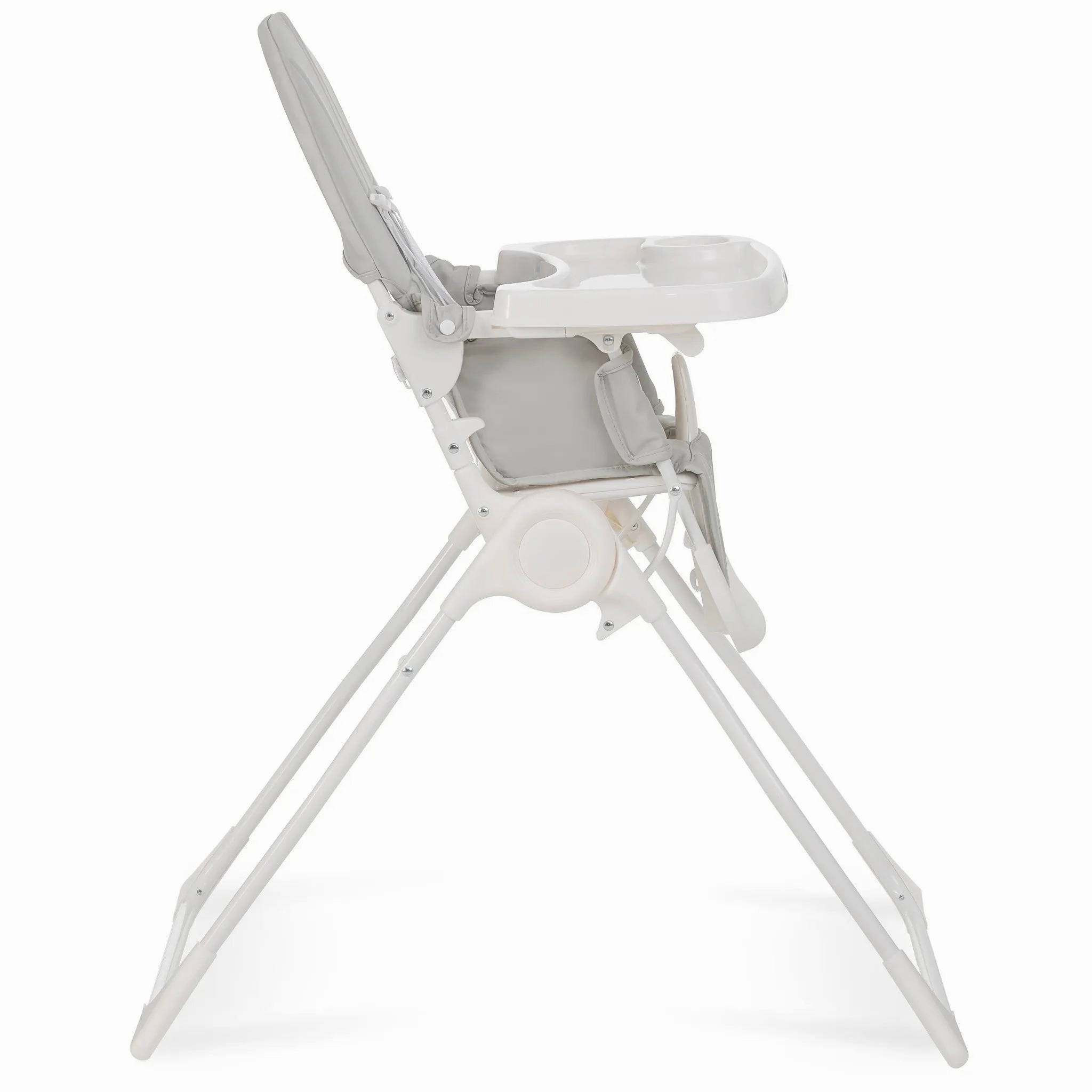 Dream On Me Snack & Stow High Chair, Koala Gray