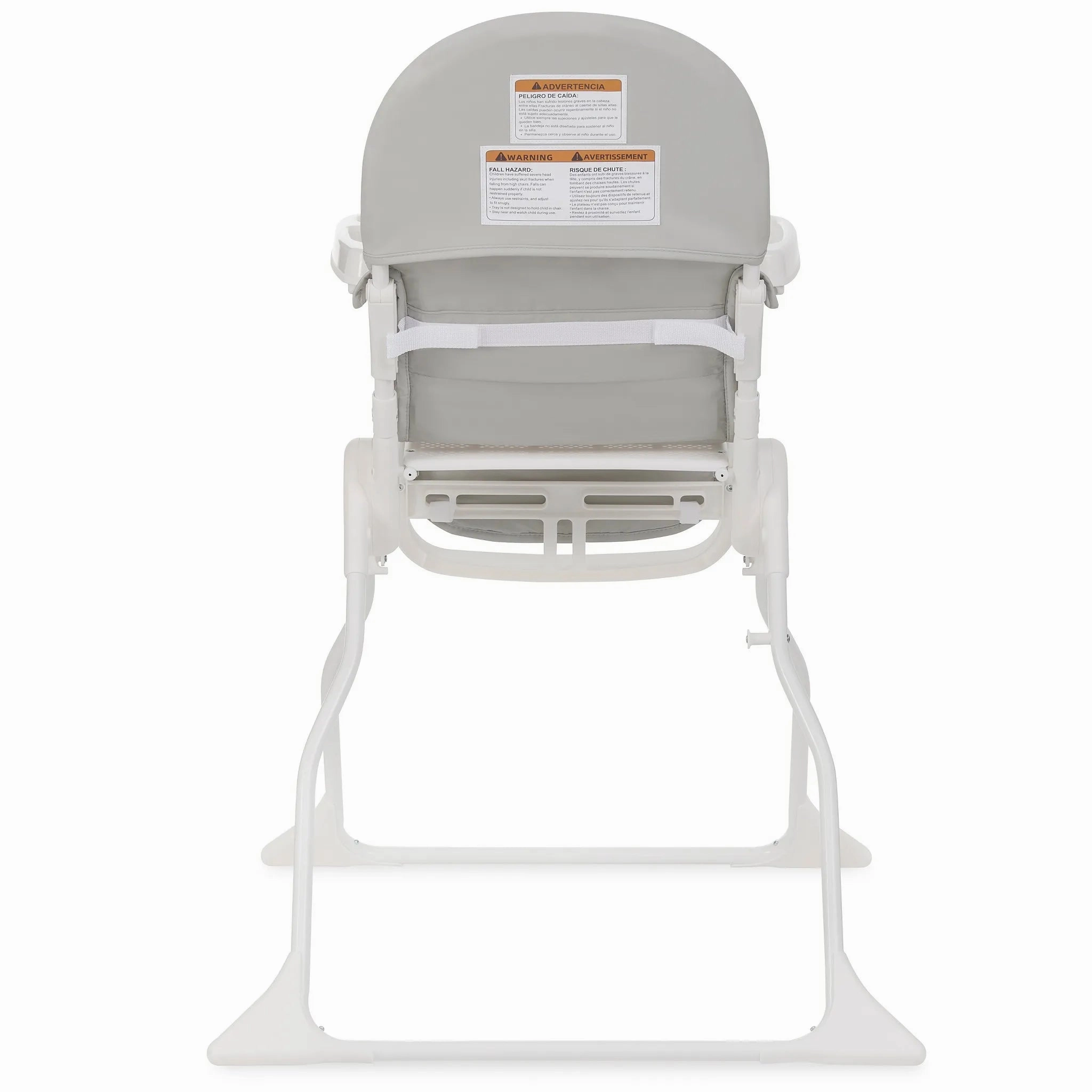 Dream On Me Snack & Stow High Chair, Koala Gray