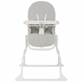 Dream On Me Snack & Stow High Chair, Koala Gray