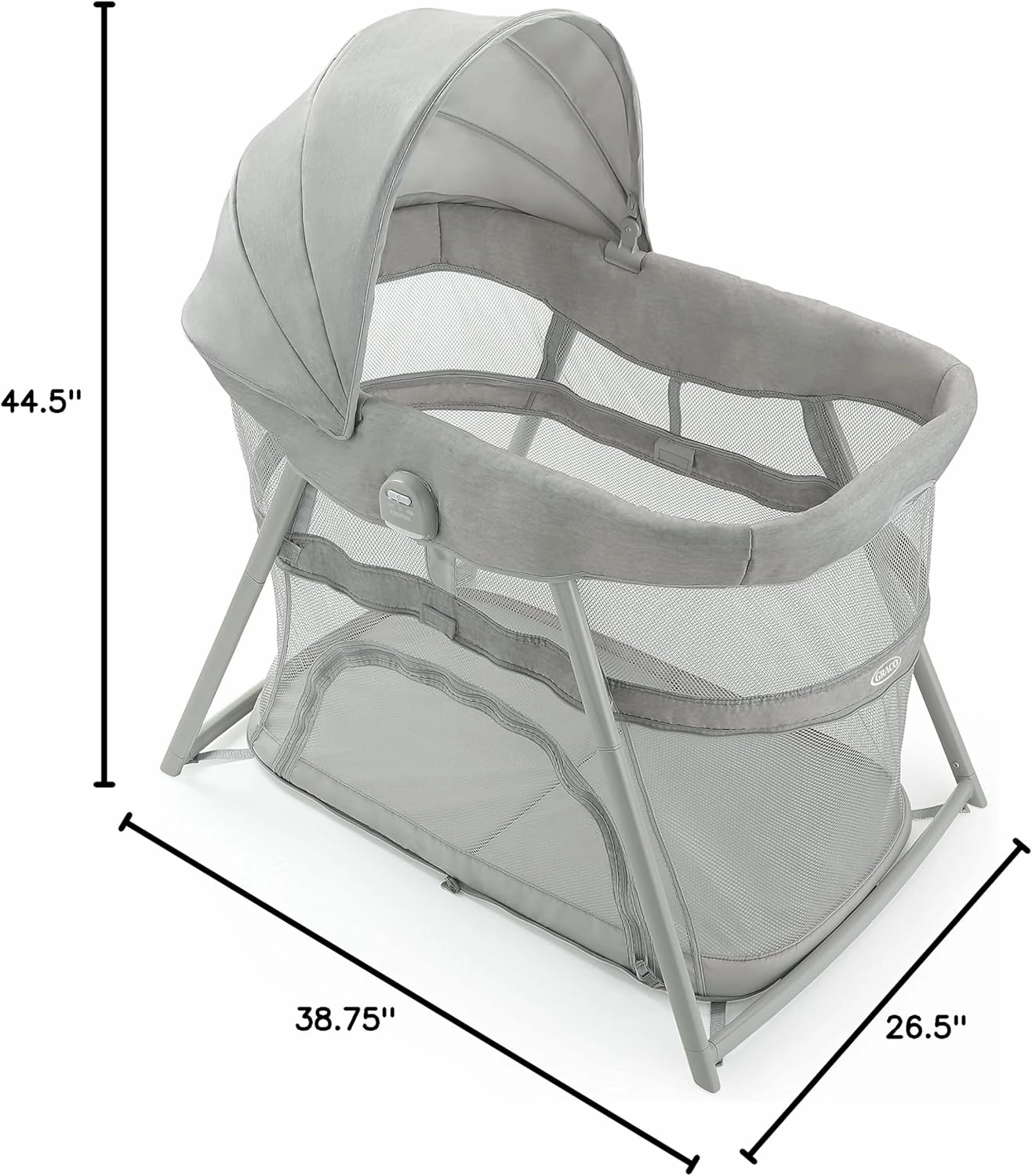 Dreammore Bassinet 3-in-1 Portable Bassinet & Travel Crib - Modern Cottage