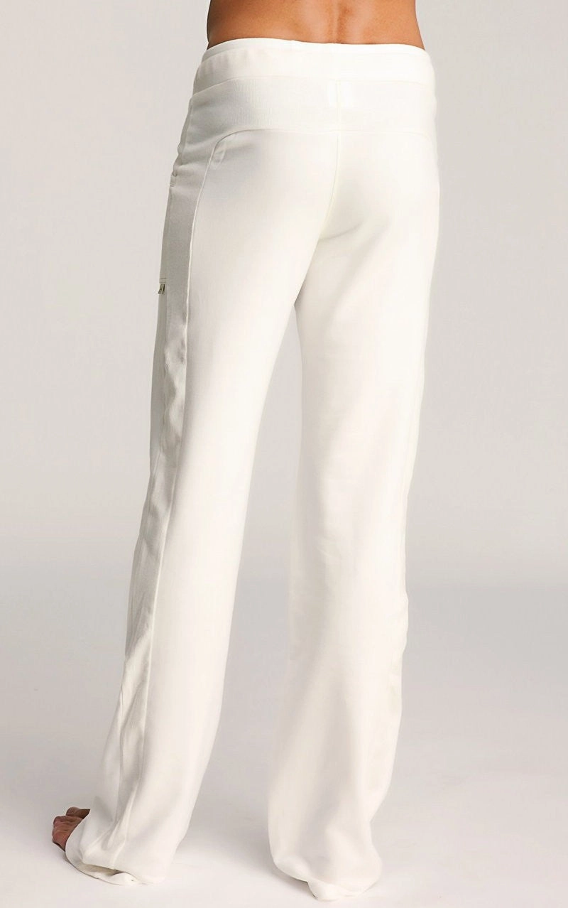 Eco-Track & Yoga Sweat Pant (White)