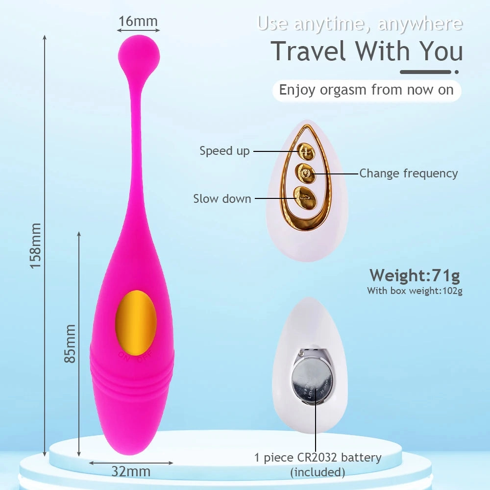 EGG Wireless Remote Vibrator | G-Spot & Clitoral Stimulator
