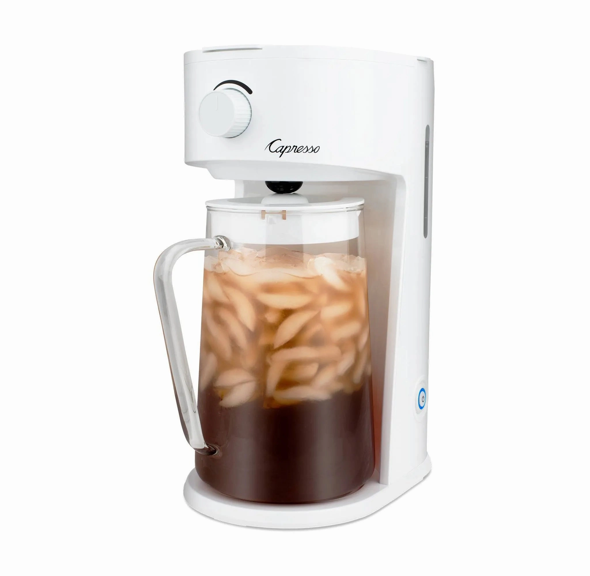 Electric Ice Tea Brewer with Adjustable Control & Removable Loose Tea Filter