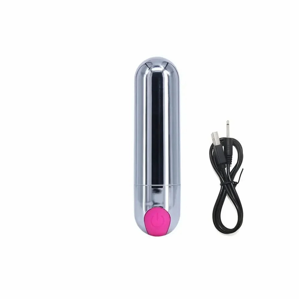 Essential Bliss Bullet Vibrator: 10-Mode Mini Vibrator Women Sex Tool