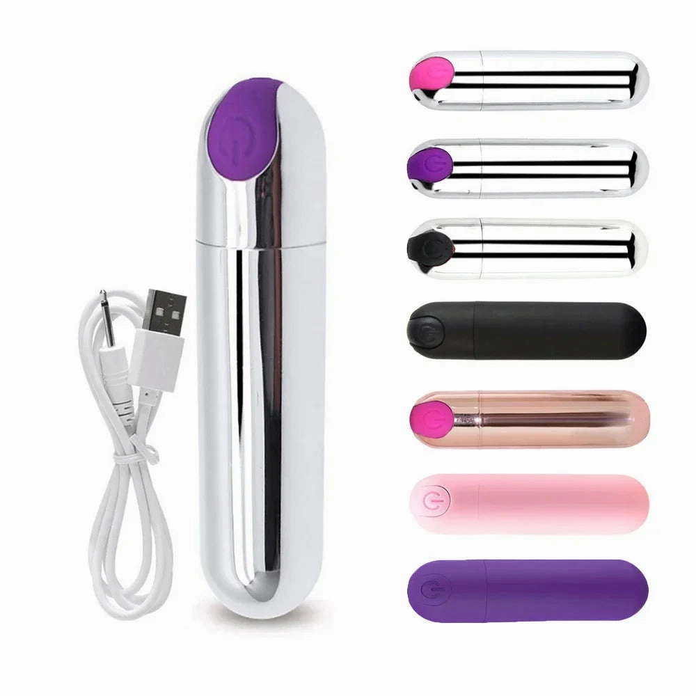 Essential Bliss Bullet Vibrator: 10-Mode Mini Vibrator Women Sex Tool