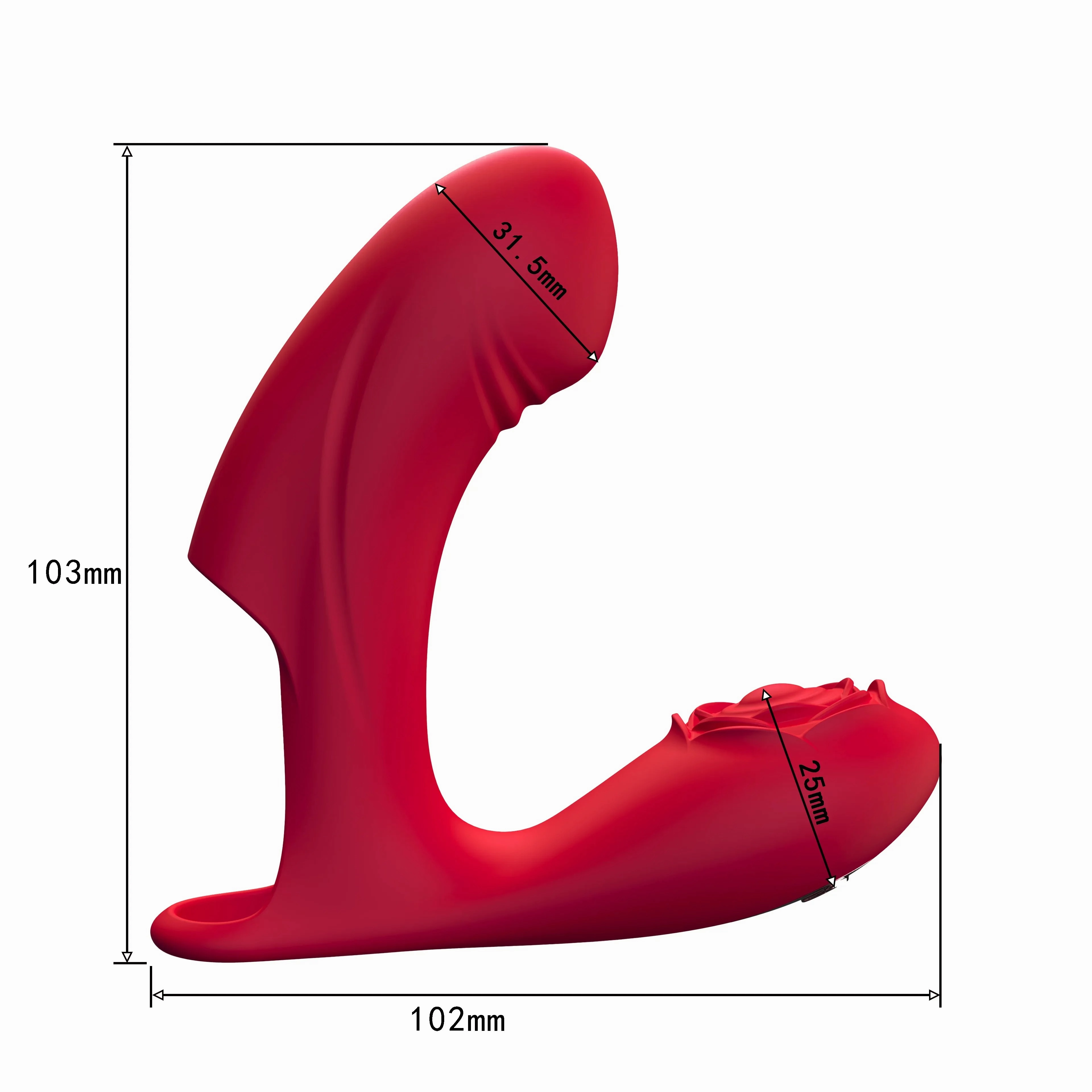 Finger Vibrator with App Controlled