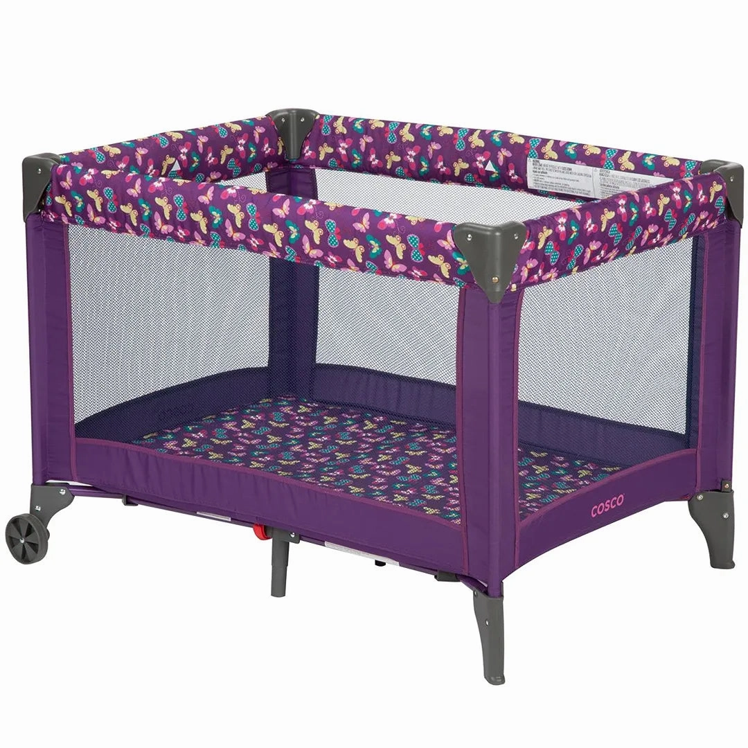 Funsport Compact Portable Playard, Butterfly Twirl