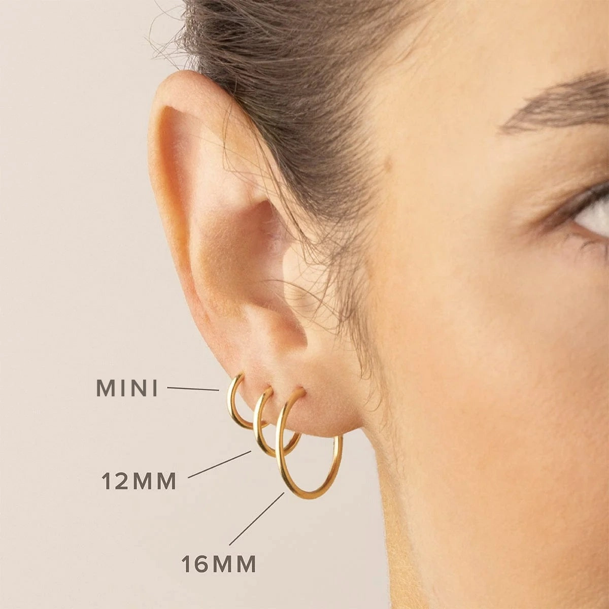 Gold Filled Mini Live In Hoop Earrings