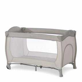 Hauck Sleep N Play Go Plus Foldable Travel Bed and Playpen With Mattress, Beige