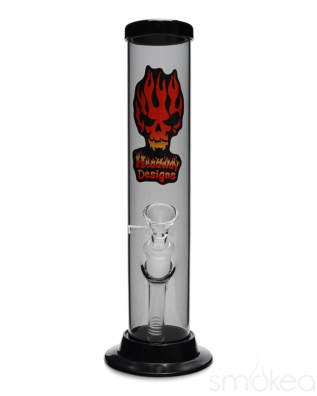 Headway 10" Glass on Glass Straight Acrylic Bong