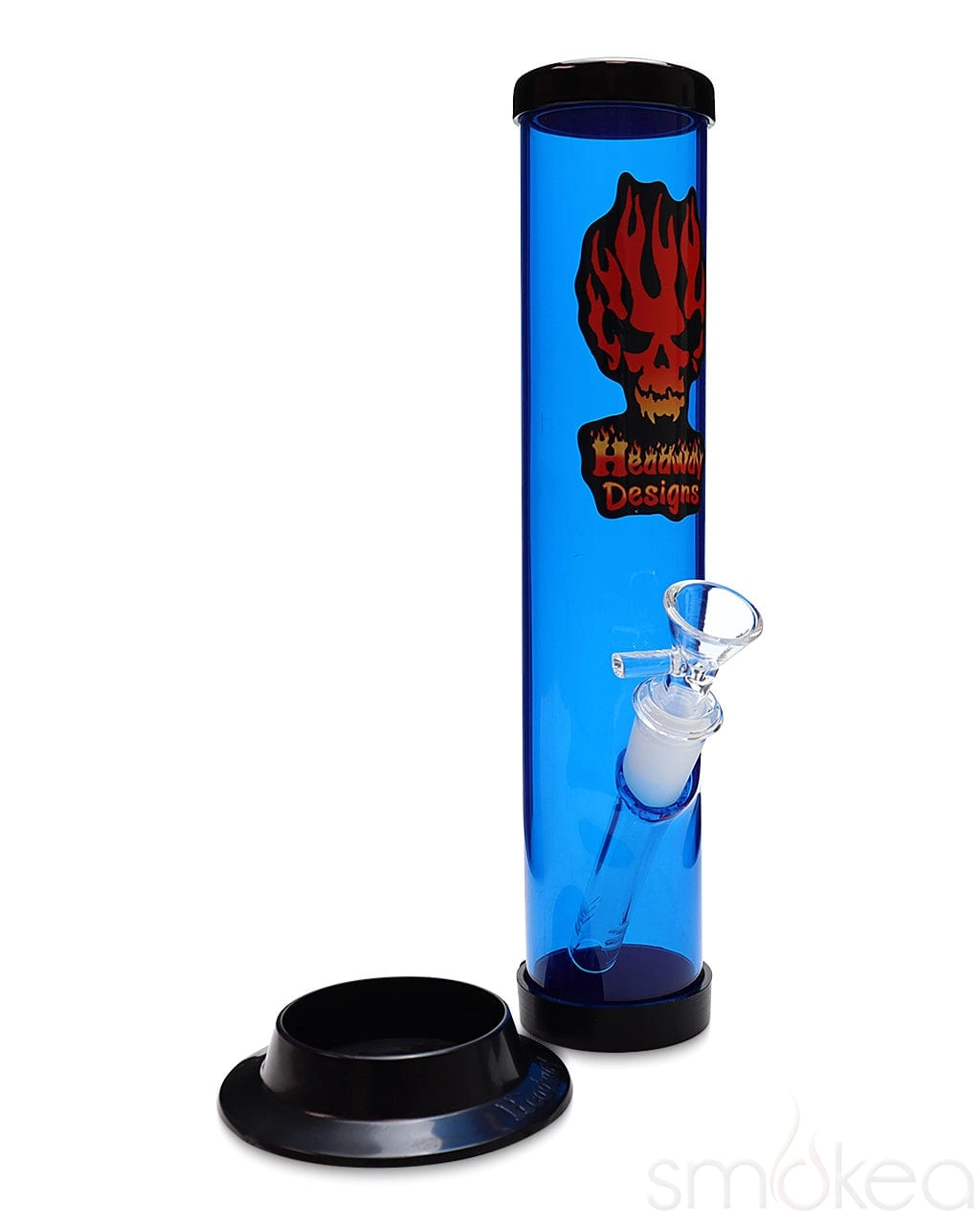 Headway 10" Glass on Glass Straight Acrylic Bong